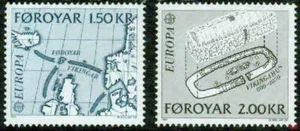 FAROE ISLANDS -1982 – VIKINGS/EUROPA -VF** - Imagen 1 de 1