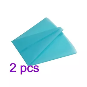 2pcs Reusable Silicone Cake Decorating Pastry Bags S (Blue) - Picture 1 of 6
