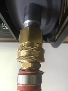 GenExhaust Universal Generator (großer Auspuffanschluss) 1-1/2" QD Auspuffverlängerung (2ft) - Bild 1 von 9