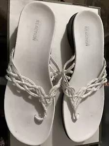 Kenneth Cole Sandalias Reaction talla 9.5 How Glam White - Imagen 1 de 8