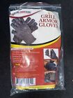 Grill Armor Gloves Oven Mitt 932°F Extreme Heat Cut Resistant Non-Slip Gray NEW