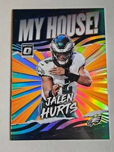 Jalen Hurts - 2021 Optic My House! Insert Card - Picture 1 of 2
