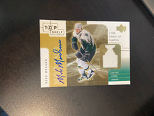 2001-02 UD TOP SHELF Mike Modano AUTO Jersey /100 Stanley CUp Champion NICE
