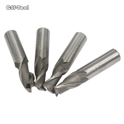  2 Flute End Mill 1-20mm Slot Drill CNC Milling Cutter HSS Straight Shank - Image 1 of 3