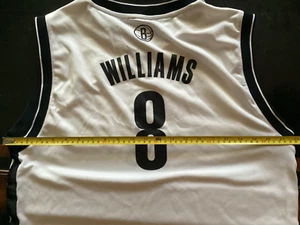 Williams #8 Brooklyn Nets Jersey Adidas Kids XL NBA - Picture 1 of 5
