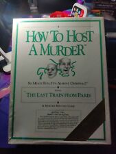 NEW! Vintage 1986 How To Host A Murder: Paris! Caper Party Game Murder Mystery 