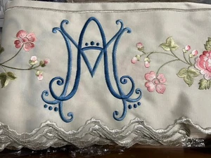BORDO MARIANO PER TOVAGLIA DA ALTARE PER S. MESSA - Made in Italy - SACERDOTE - Foto 1 di 3