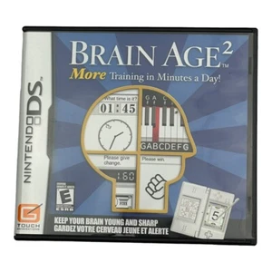 Brain Age 2: More Training in Minutes a Day (Nintendo DS, 2007) - Picture 1 of 6