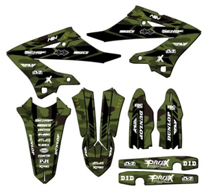 2023 YZ 125X APACHE Green Senge Graphics Kit Compatible with Yamaha - Picture 1 of 10