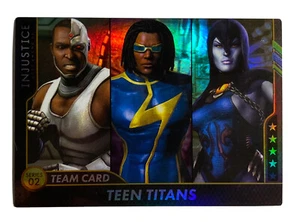 DC Injustice Arcade Team Card “Teen Titans” FOIL #107/110 - Picture 1 of 2