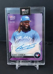 Vladimir Guerrero Jr 2022 Topps Now Road to Opening Day Purple /25 #OD-61C Auto - Picture 1 of 4
