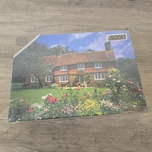 Vintage Falcon Deluxe 3000 Piece Jigsaw Puzzle No 3682 Vintage - Cottage Garden - Picture 1 of 5