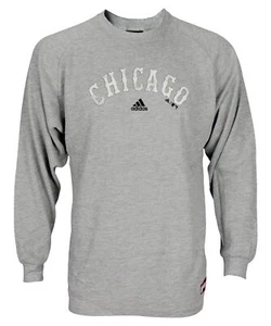 Adidas MLB Baseball Youth Chicago White Sox Long Sleeve Thermal Shirt - Gray - Picture 1 of 4