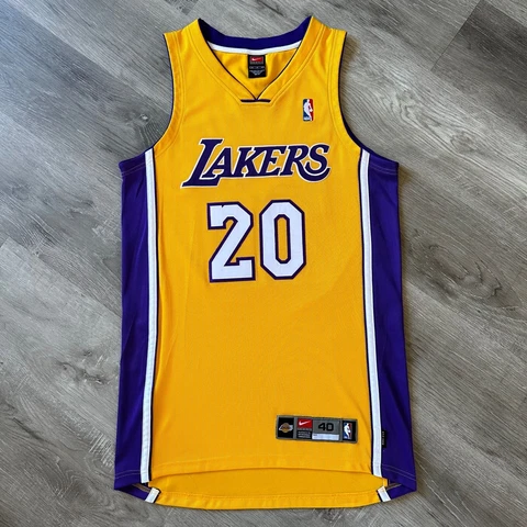 Authentic Gary Payton Los Angeles Lakers Jersey 40 Medium Nike Vintage 2003-04 Cover