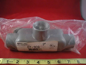 Hubbell OT-3CG Conduit Body Cover Enclosure Killark OT3CG 1" T OL-30 Nib New - Picture 1 of 4