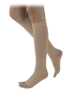 Sigvaris Natural Rubber Compression Stocking 40-50mmHg Full Long M4 Calf Beige - Picture 1 of 5