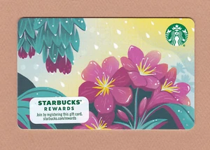 *NEW* 2021 Starbucks Spring Flowers Gift Card - Picture 1 of 2