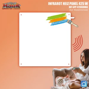 Mauk Infrarot Heizpaneel 425W mit App-Steuerung Handelsretoure - Bild 1 von 7