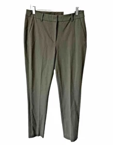 Chico's Hose Gr. 0,5 / 6 Olivgrün Stretch Chino Taschen Gerades Bein Arbeit Neu - Bild 1 von 10