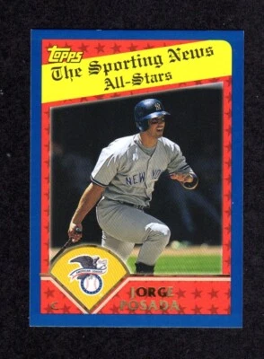 2003 Topps #363 Jorge Posada All-Star New York Yankees Card NM/MT to MT - Image 1 of 2