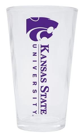 KANSAS STATE 16OZ PINT GLASS-KANSAS STATE WILDCATS PINT BEER GLASS Cover