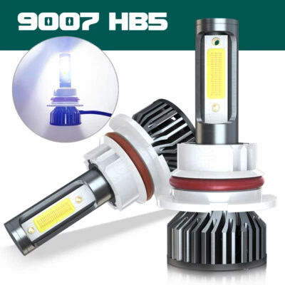 For Chevrolet Metro 1998-2001 - 6000K 2PC 9007 LED Headlight High/Low Beam Bulbs - Image 1 of 4