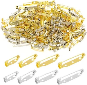 240 piezas broche pasador trasero para hacer joyas, broche de metal pasador de seguridad... - Imagen 1 de 2