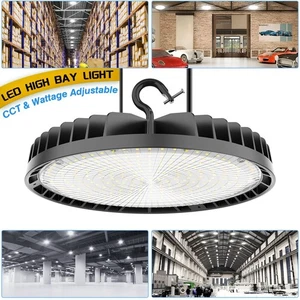240W UFO LED High Bay Light Warehouse Commercial Industrial Fixture 3000K-5000K - Picture 1 of 13