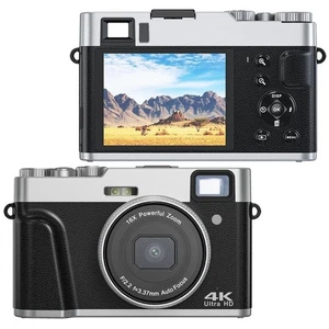 4K Digitalkamera 48MP Autofokus, 32GB Karte, 16x Zoom & Blitz neupreiss 89 euro - Bild 1 von 1