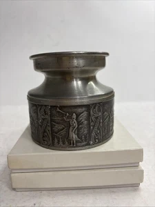 Candelabro Kyrre Norsk Estaño Sólido Peltre Diseño Escandinavo Vikingos  - Imagen 1 de 8