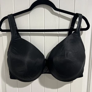 Sujetador Cacique Suave Cobertura Completa Forrado Soporte con Aros Negro Lane Bryant 42DD - Imagen 1 de 11