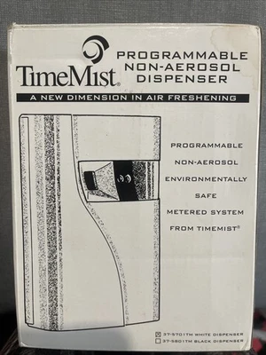 Ambientador dispensador de aire Timemist pantalla electrónica LCD programable sin aerosoles Foto 1 de 2