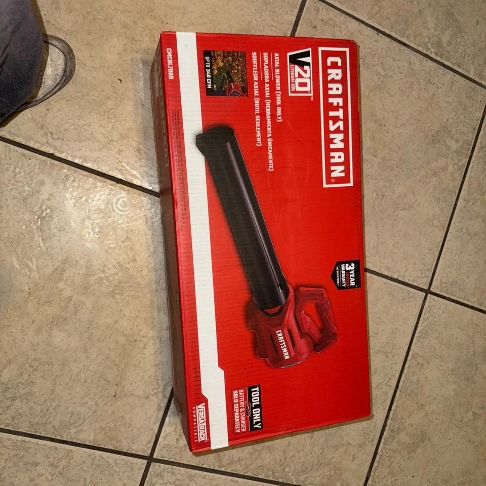 Soplador de hojas axial inalámbrico Craftsman CMCBL700B V20* - rojo (solo herramienta) Foto 1 de 1