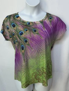 New Directions Weekend ladies size L blouse with rhinestones. - Picture 1 of 7