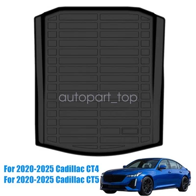 3D TPE Trunk Cargo Liner For 2020 2021 2022 2023 2024 2025 Cadillac CT4/CT5 New - Image 1 of 4