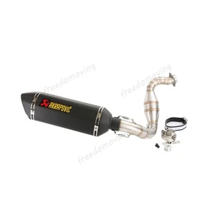 Slip On For BMW G310GS G310R Exhaust System Header Link Pipe Muffler Silencer - Picture 1 of 14