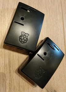 Raspberry Pi Gehäuse für großen HDMI Port, Schwarz Wall mount - Bild 1 von 6