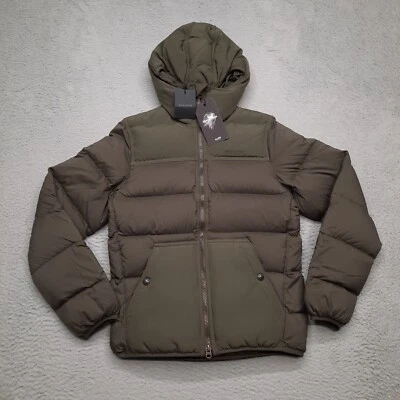 Filson Featherweight Hooded Down Puffer Jacket Women's Size XS Otter Green Coat - Image 1 of 4