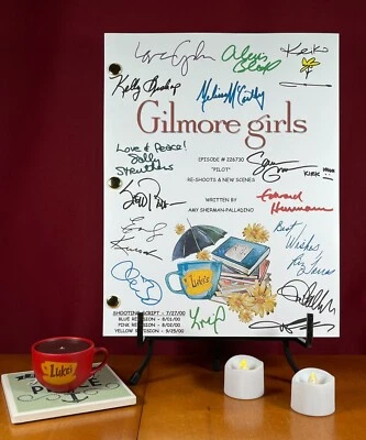 Gilmore Girls Pilot Script Signed- Autograph Reprints- 74 Pages- Lorelai & Rory - Image 1 of 4