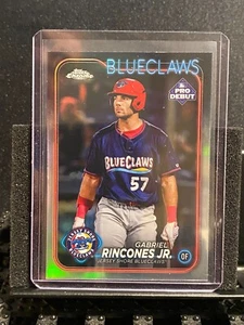 Gabriel Rincones Jr. 2024 Topps Pro debut refractor cromado - Blueclaws/Phillies - Imagen 1 de 2