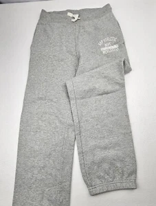Gap Kids Gray Sweatpants Size L 10/11 Unisex 25/25 Drawstring Waist Elastic Hem - Picture 1 of 8