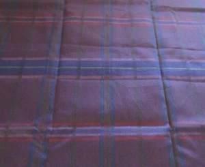 Ralph Lauren RUTHERFORD PARK PLAID 100% Cotton Sateen Fabric Remnants Pieces NEW - Picture 1 of 3