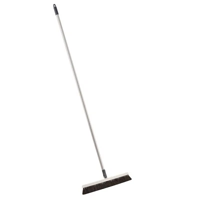 Superio 18" Horsehair Swivel Broom, Rotating Broom with 54" Handle