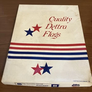 Vtg 1972 Dettra Flag 3’x5’ Star Spangled Banner American Flag *SEE DESCRIPTION * - Picture 1 of 18
