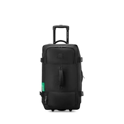 Двухколесная спортивная сумка на колесиках United Colors of Benetton Now черная - Изображение 1 из 4