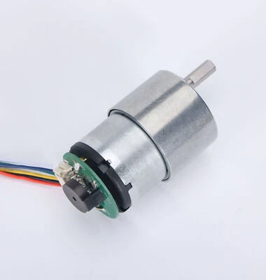 JGB37-520 DC Gear Motor 6V 12V 6~1590rpm Hall encoder with speed measurement - Image 1 of 4