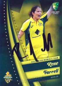 ✺Signed✺ 2017 2018 AUSTRALIA Cricket Card RENE FARRELL WBBL - Picture 1 of 1