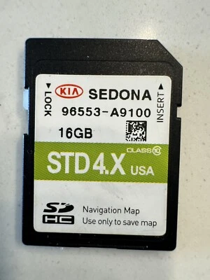2015 SEDONA NAVIGATION SD MEMORY CARD MAP 96553-A9100 - Image 1 of 2