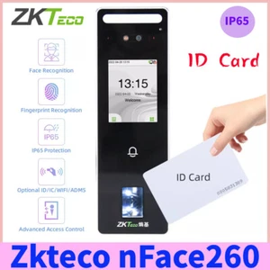Zkteco nFace260 ID Card IP65 Face Facial Recognition Door Access Control System - Picture 1 of 14