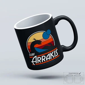 Surf Arrakis Sand Dune Worm House Atreides Parody Mug Cup Coffee Tea All Colours - Picture 1 of 15